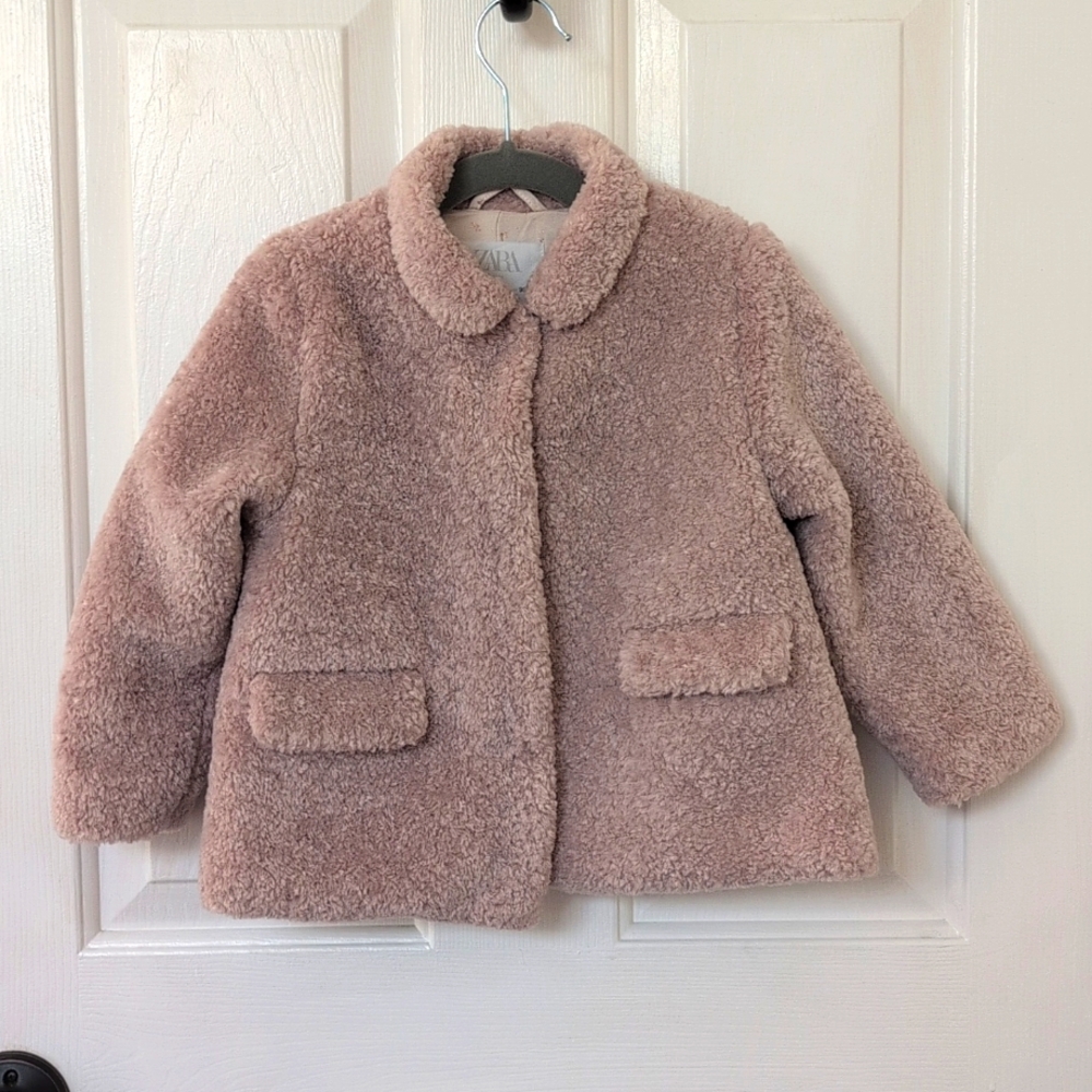 Zara Toddler Fluffy Coat